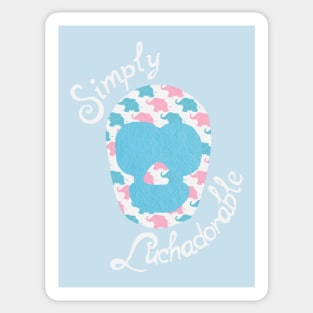 Simply Luchadorable Sticker